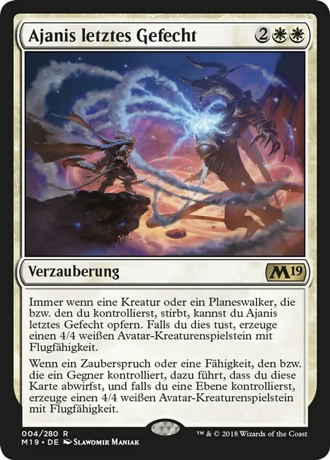 Ajanis letztes Gefecht kaufen - Core Set 2019 bei TcG Love