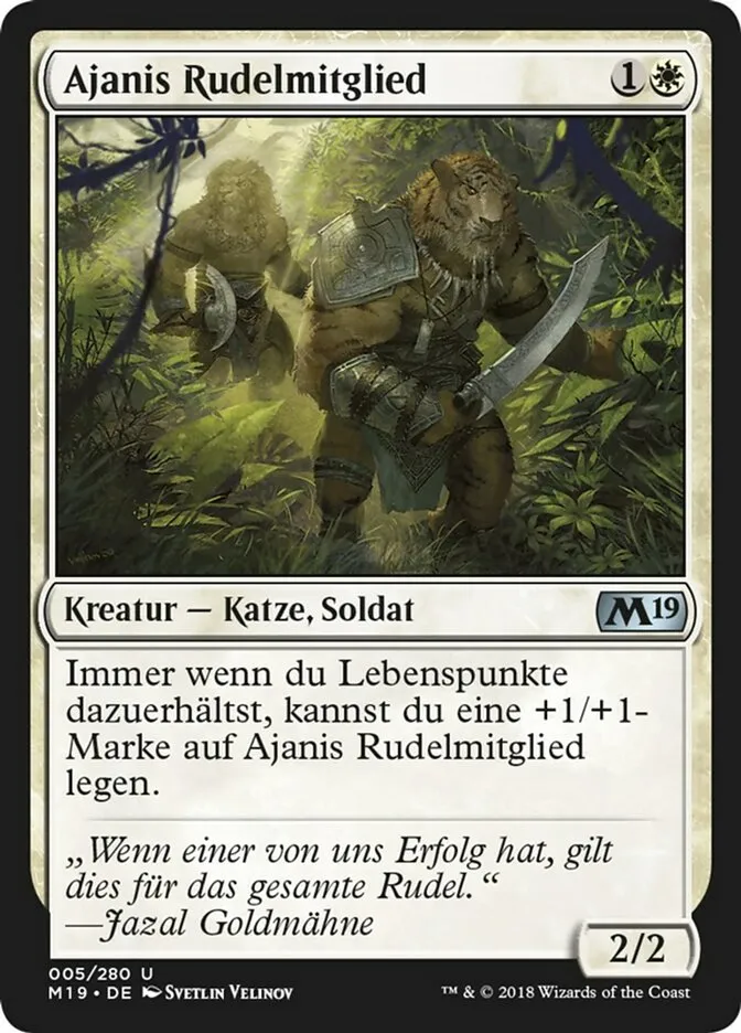 Ajanis Rudelmitglied kaufen - Core Set 2019 bei TcG Love