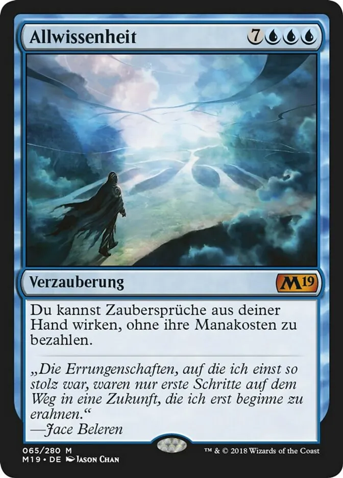 Allwissenheit kaufen - Core Set 2019 bei TcG Love