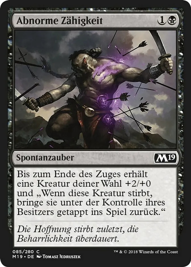 Abnorme Zähigkeit kaufen - Core Set 2019 bei TcG Love