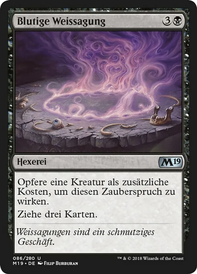Blutige Weissagung kaufen - Core Set 2019 bei TcG Love
