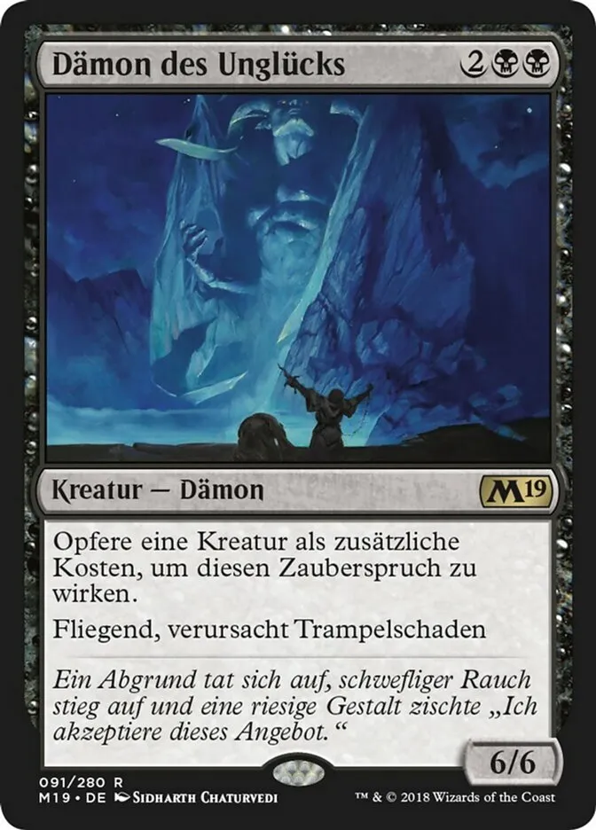 Dämon des Unglücks kaufen - Core Set 2019 bei TcG Love