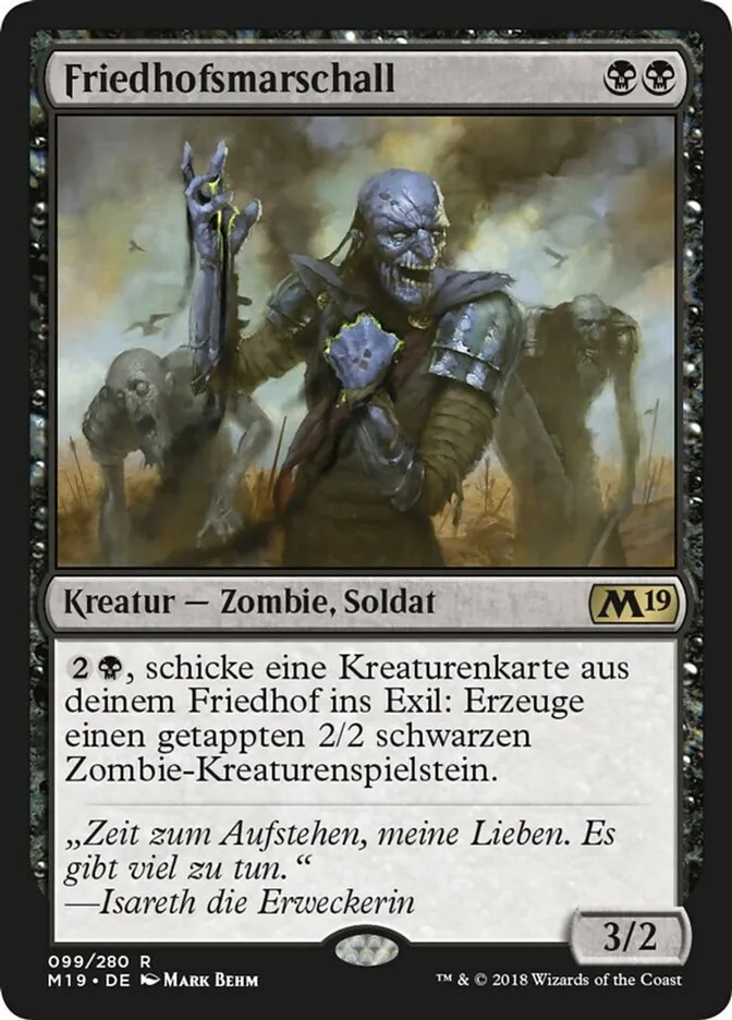 Friedhofsmarschall kaufen - Core Set 2019 bei TcG Love