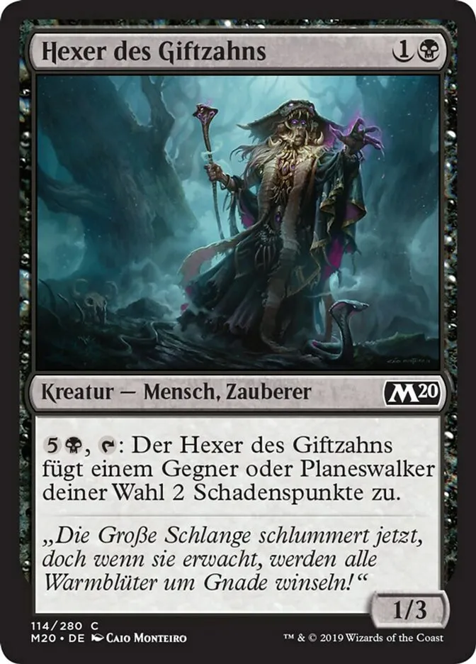 Hexer des Giftzahns kaufen - Core Set 2020 bei TcG Love