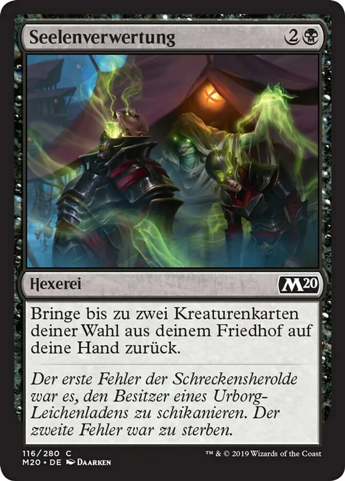 Seelenverwertung kaufen - Core Set 2020 bei TcG Love