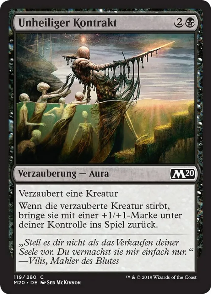 Unheiliger Kontrakt kaufen - Core Set 2020 bei TcG Love
