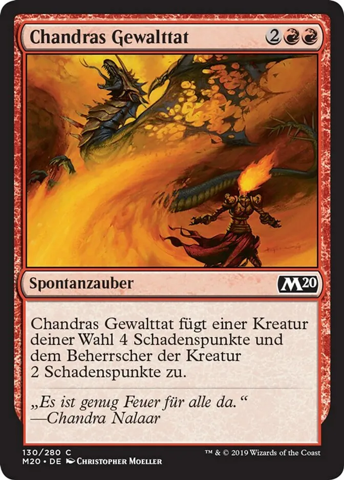 M20-130-Chandras-Gewalttat-de Chandras Gewalttat kaufen - Core Set 2020 bei TcG Love