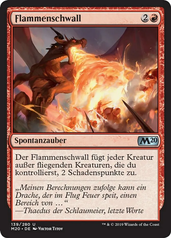 Flammenschwall kaufen - Core Set 2020 bei TcG Love