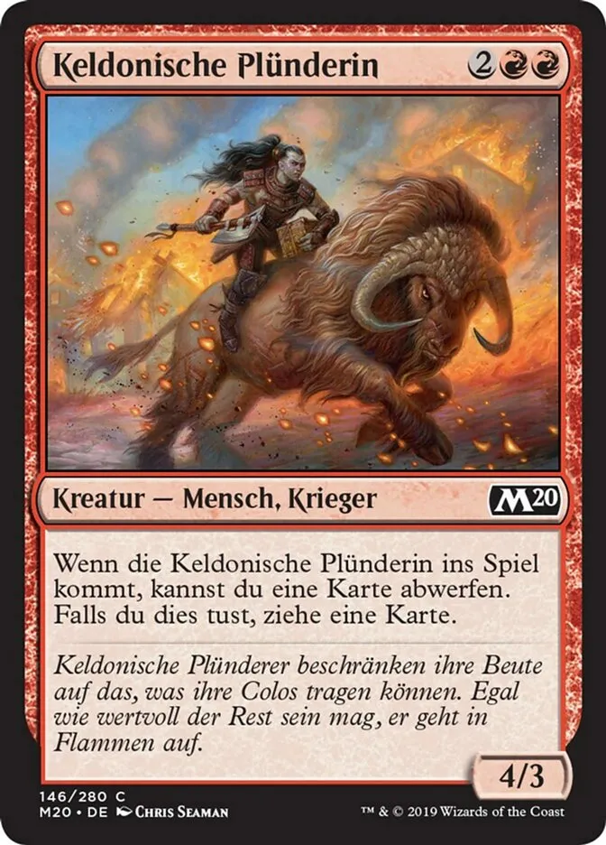Keldonische Plünderin kaufen - Core Set 2020 bei TcG Love