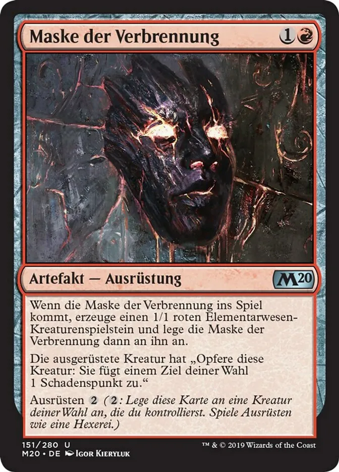 Maske der Verbrennung kaufen - Core Set 2020 bei TcG Love