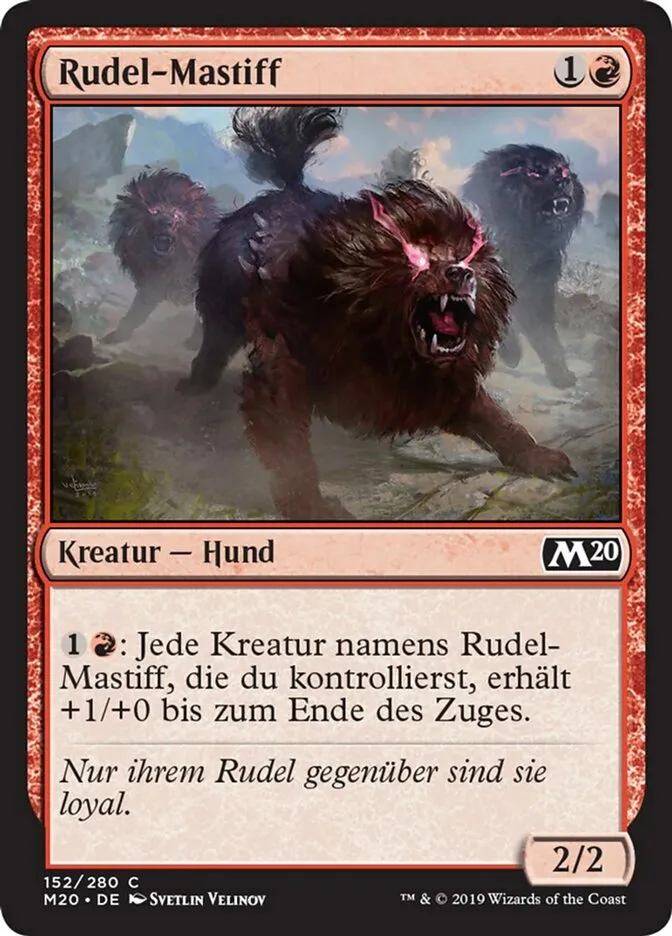 Rudel-Mastiff kaufen - Core Set 2020 bei TcG Love
