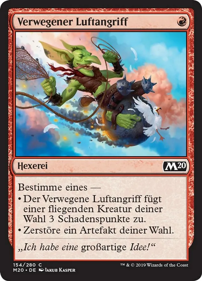 Verwegener Luftangriff kaufen - Core Set 2020 bei TcG Love