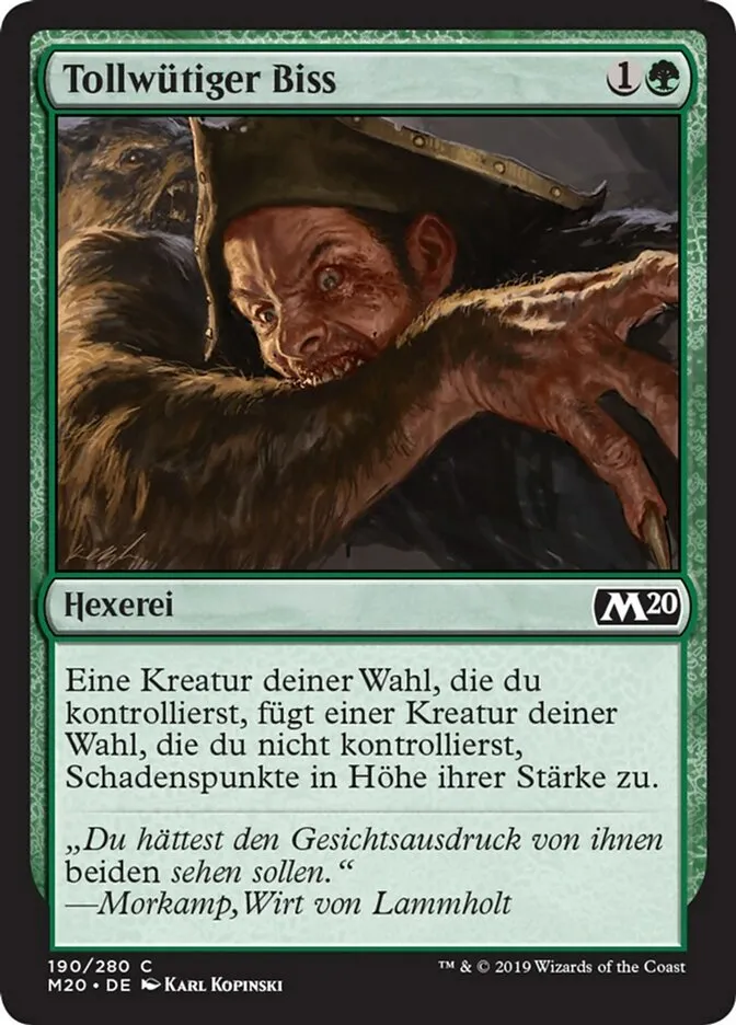 Tollwütiger Biss kaufen - Core Set 2020 bei TcG Love