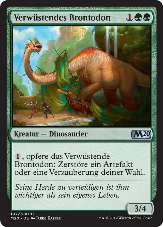 M20-197-Verw-stendes-Brontodon-de Verwüstendes Brontodon kaufen - Core Set 2020 bei TcG Love