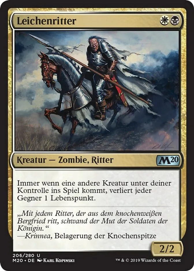 M20-206-Leichenritter-de Leichenritter kaufen - Core Set 2020 bei TcG Love