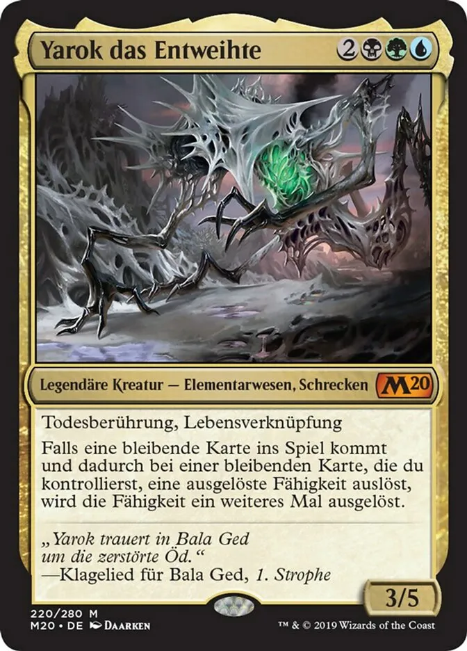 Yarok das Entweihte kaufen - Core Set 2020 bei TcG Love