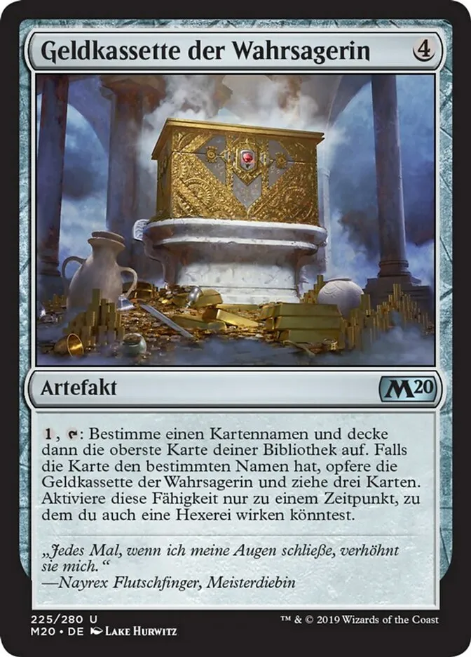 M20-225-Geldkassette-der-Wahrsagerin-de Geldkassette der Wahrsagerin kaufen - Core Set 2020 bei TcG Love