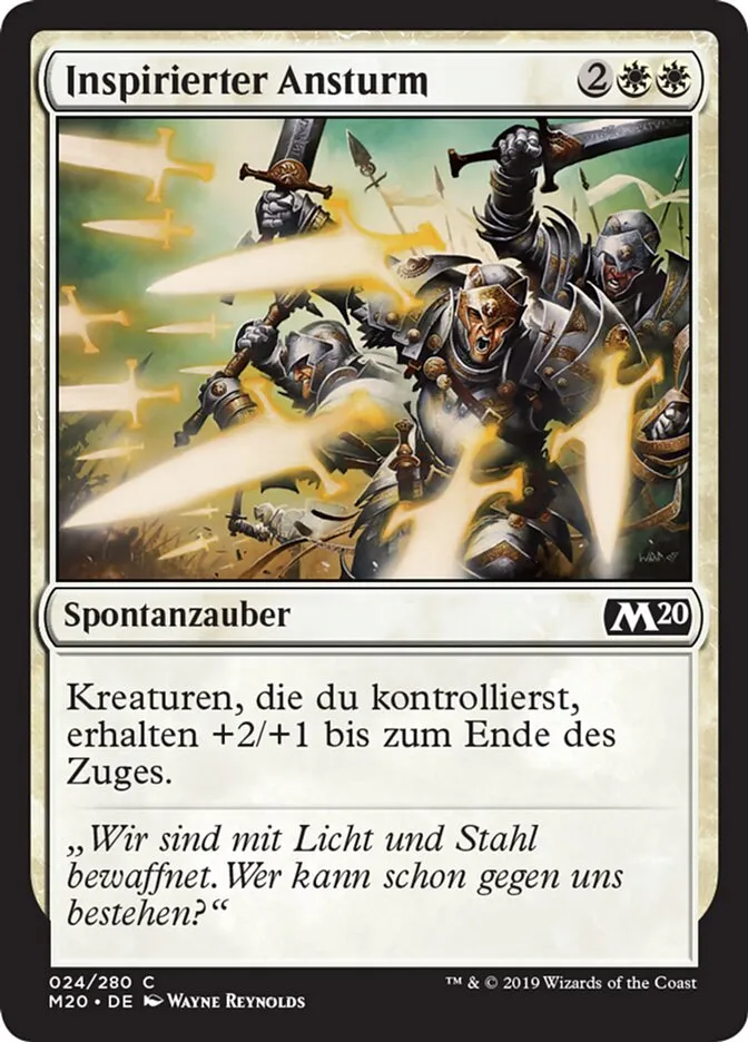 M20-24-Inspirierter-Ansturm-de Inspirierter Ansturm kaufen - Core Set 2020 bei TcG Love