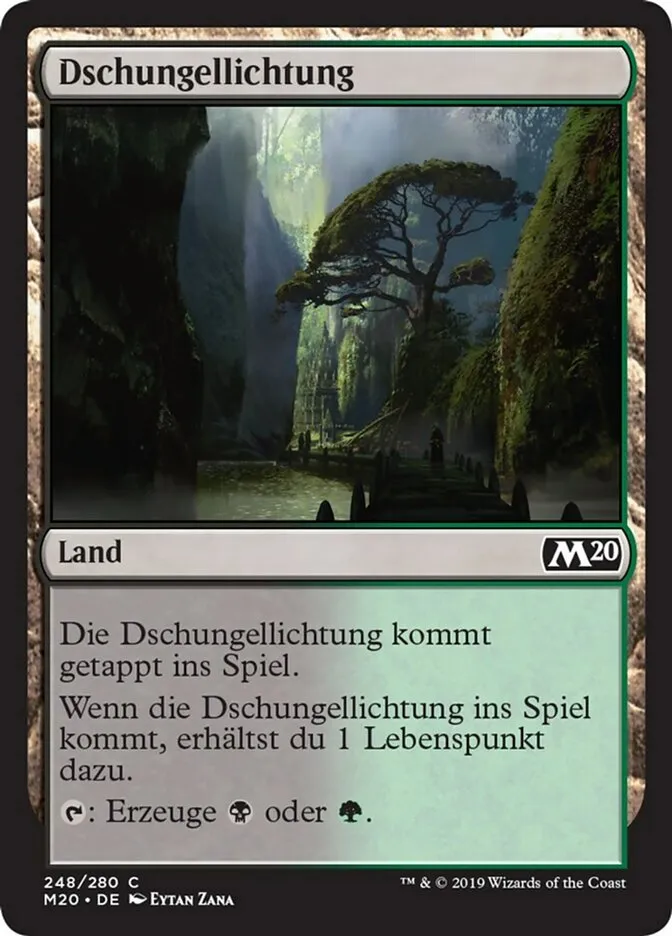 Dschungellichtung kaufen - Core Set 2020 bei TcG Love