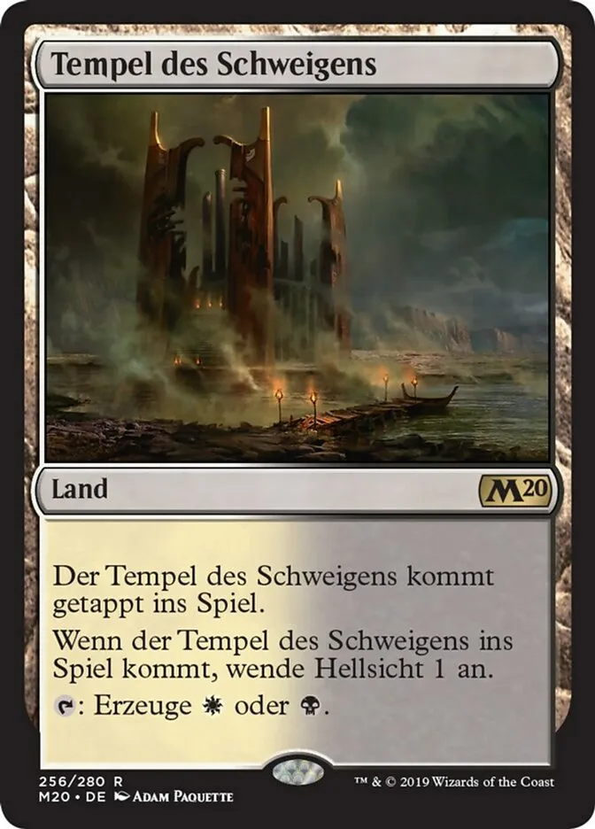 M20-256-Tempel-des-Schweigens-de Tempel des Schweigens kaufen - Core Set 2020 bei TcG Love