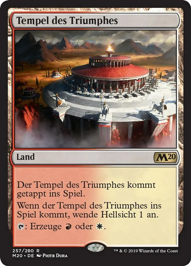 M20-257-Tempel-des-Triumphes-de Tempel des Triumphes kaufen - Core Set 2020 bei TcG Love