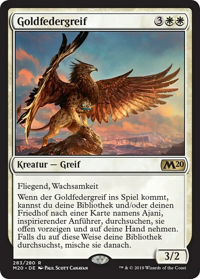 M20-283-Goldfedergreif-de Goldfedergreif kaufen - Core Set 2020 bei TcG Love