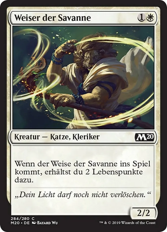 M20-284-Weiser-der-Savanne-de Weiser der Savanne kaufen - Core Set 2020 bei TcG Love