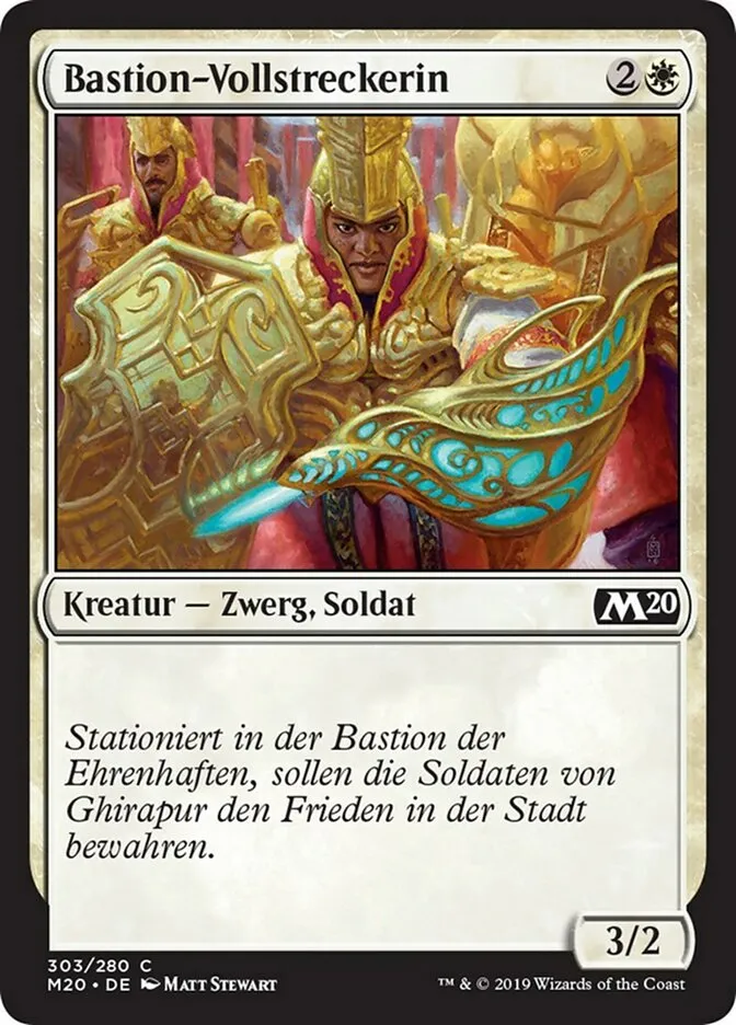 M20-303-Bastion-Vollstreckerin-de Bastion-Vollstreckerin kaufen - Core Set 2020 bei TcG Love