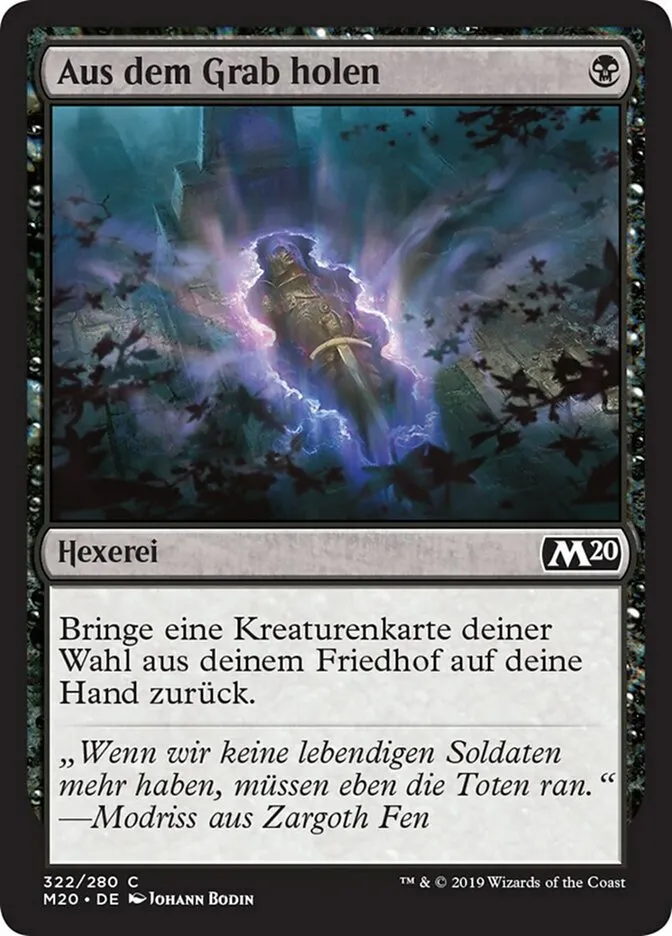 M20-322-Aus-dem-Grab-holen-de Aus dem Grab holen kaufen - Core Set 2020 bei TcG Love