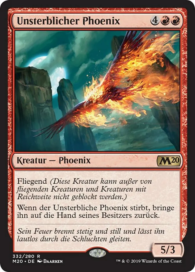 M20-332-Unsterblicher-Phoenix-de Unsterblicher Phoenix kaufen - Core Set 2020 bei TcG Love