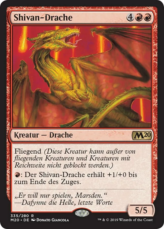 M20-335-Shivan-Drache-de Shivan-Drache kaufen - Core Set 2020 bei TcG Love