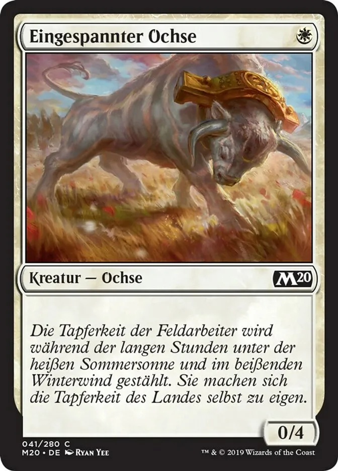 Eingespannter Ochse kaufen - Core Set 2020 bei TcG Love