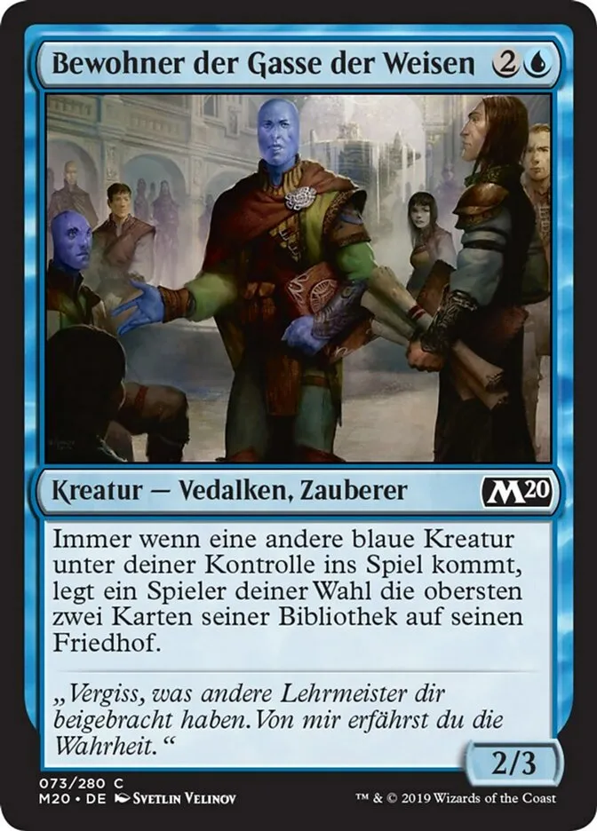 M20-73-Bewohner-der-Gasse-der-Weisen-de Bewohner der Gasse der Weisen kaufen - Core Set 2020 bei TcG Love