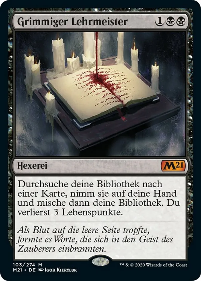 Grimmiger Lehrmeister kaufen - Core Set 2021 bei TcG Love