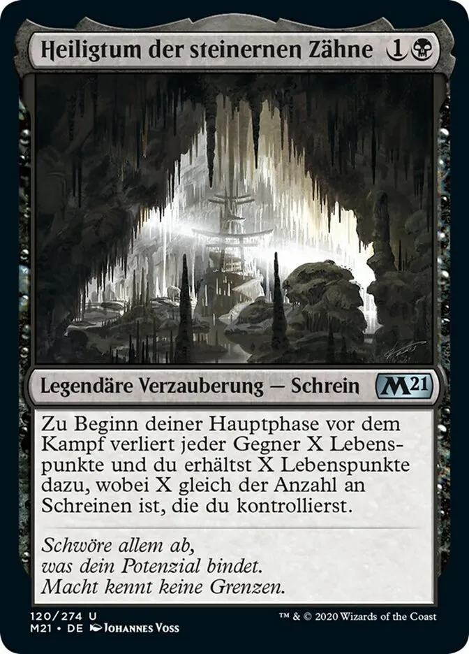 Heiligtum der steinernen Zähne kaufen - Core Set 2021 bei TcG Love
