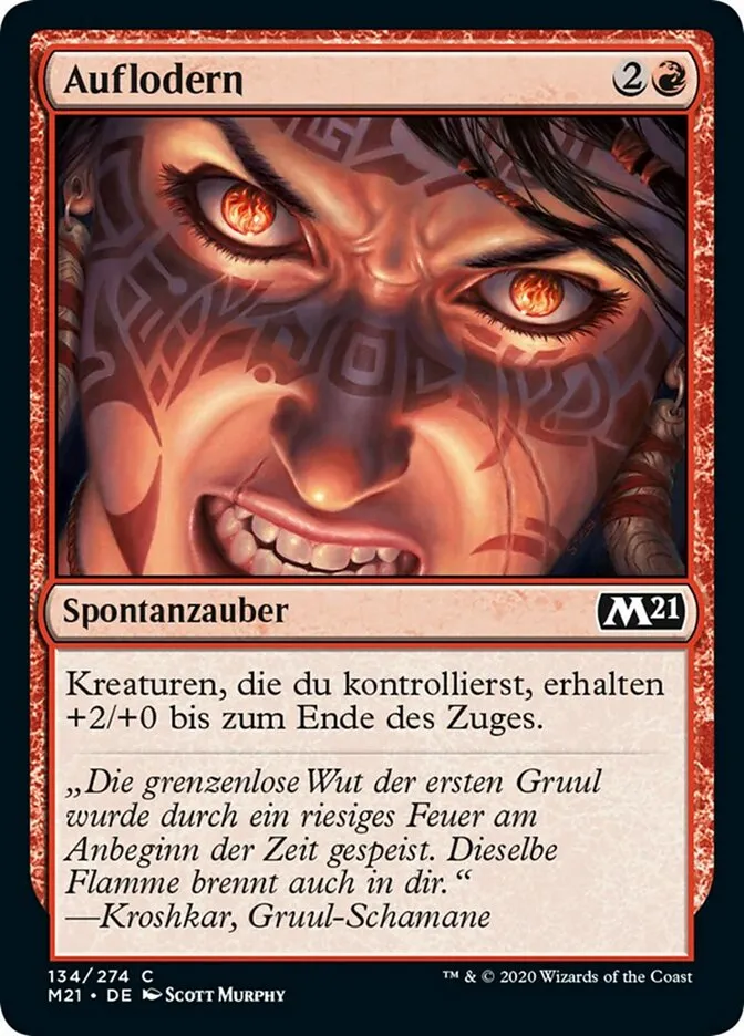 Auflodern kaufen - Core Set 2021 bei TcG Love