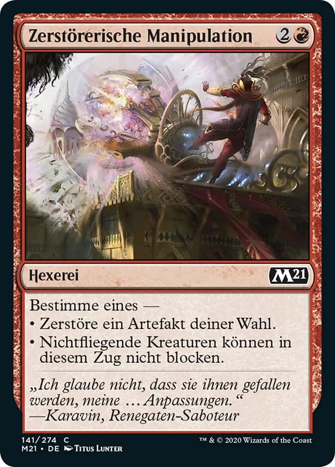 Zerstörerische Manipulation kaufen - Core Set 2021 bei TcG Love