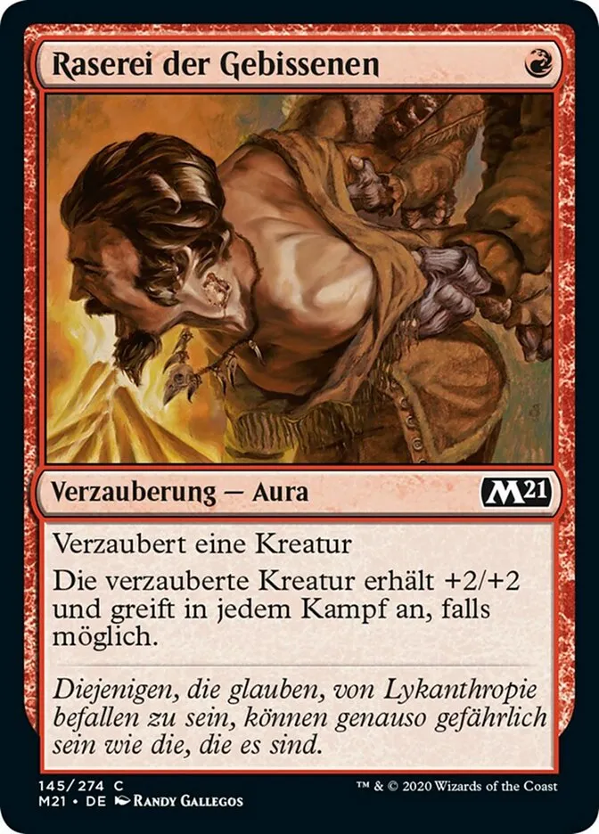 Raserei der Gebissenen kaufen - Core Set 2021 bei TcG Love