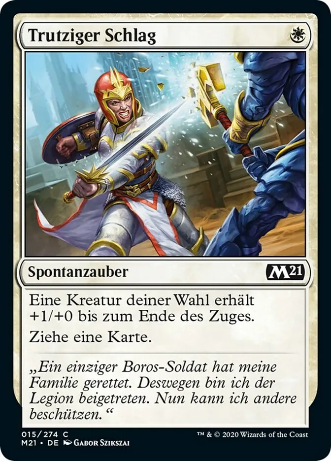 Trutziger Schlag kaufen - Core Set 2021 bei TcG Love