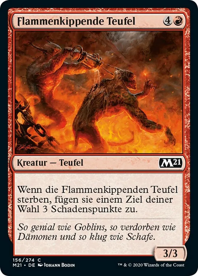 Flammenkippende Teufel kaufen - Core Set 2021 bei TcG Love