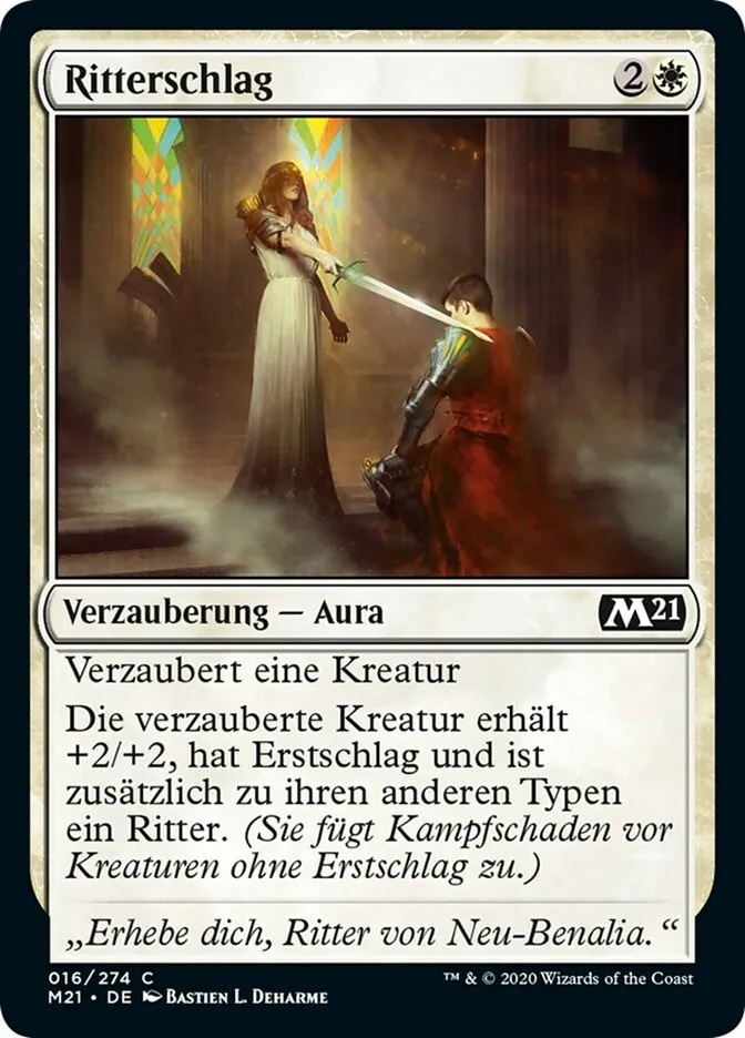 Ritterschlag kaufen - Core Set 2021 bei TcG Love