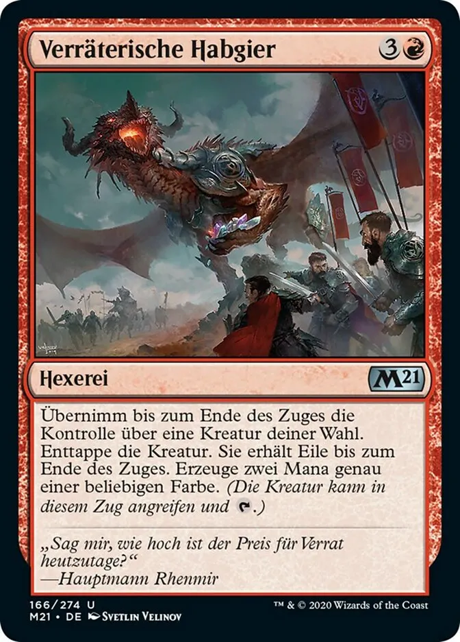 Verräterische Habgier kaufen - Core Set 2021 bei TcG Love