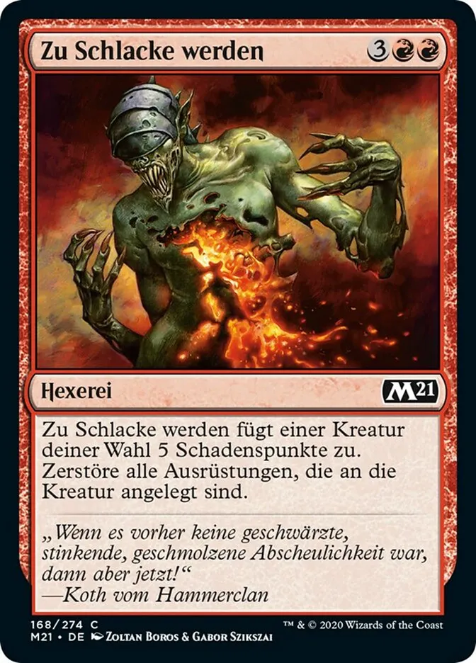 Zu Schlacke werden kaufen - Core Set 2021 bei TcG Love