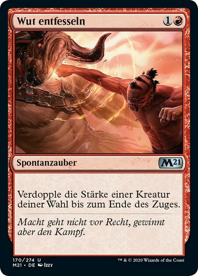 Wut entfesseln kaufen - Core Set 2021 bei TcG Love