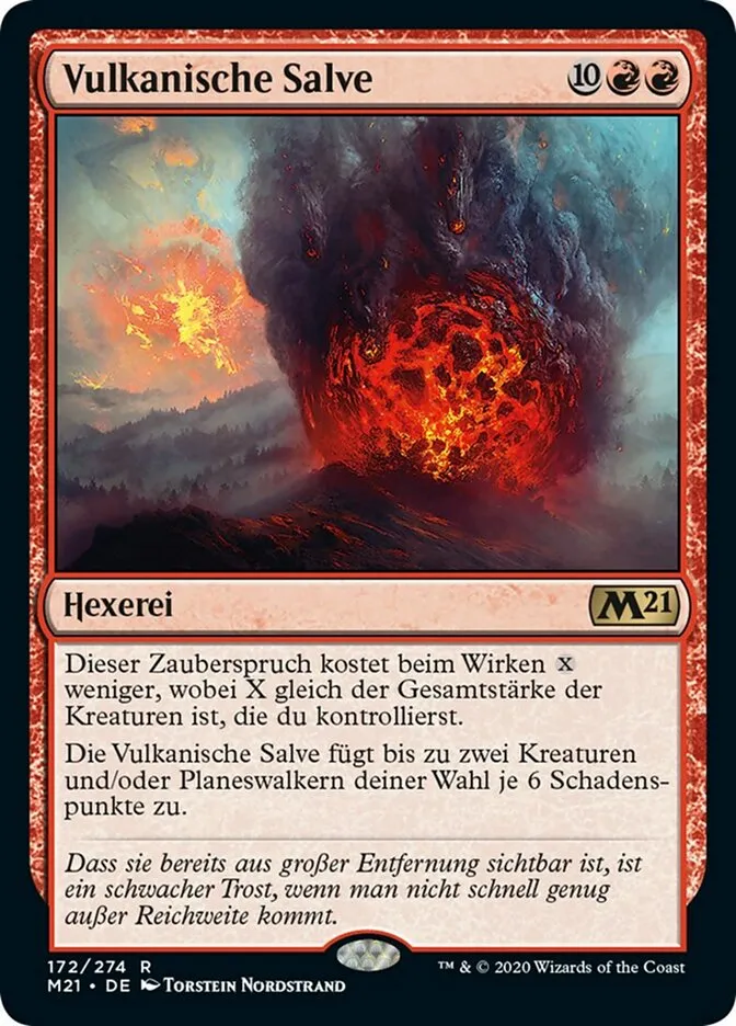 Vulkanische Salve kaufen - Core Set 2021 bei TcG Love
