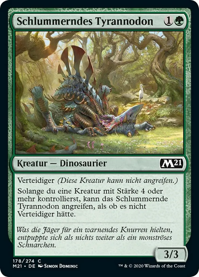 Schlummerndes Tyrannodon kaufen - Core Set 2021 bei TcG Love