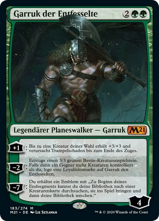 Garruk der Entfesselte kaufen - Core Set 2021 bei TcG Love