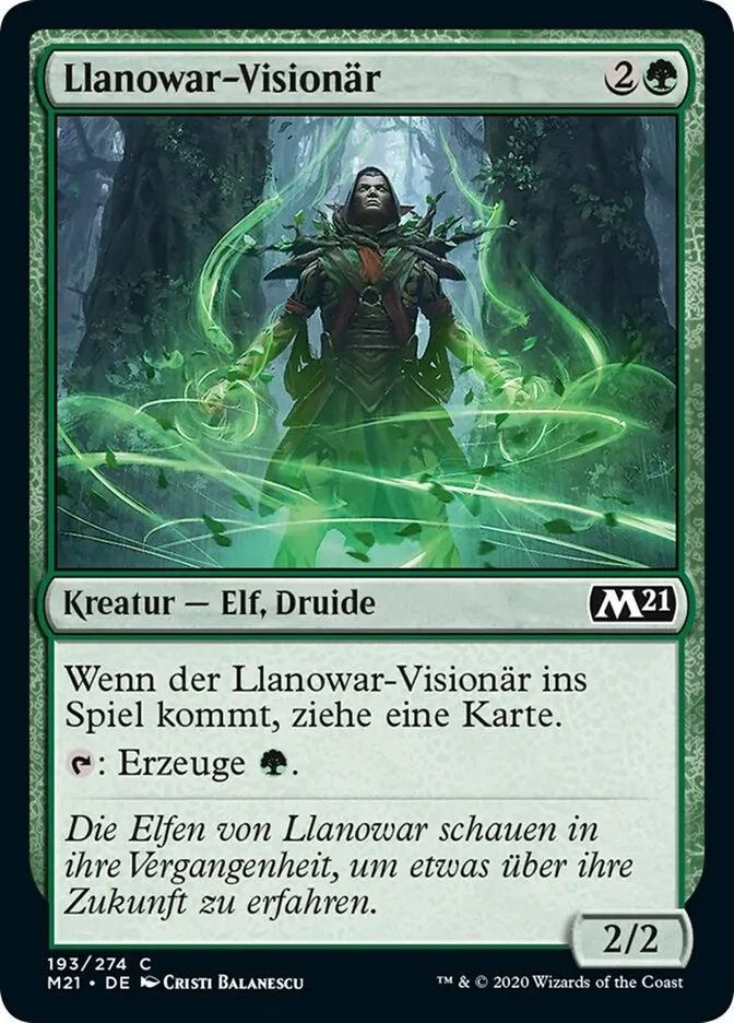 Llanowar-Visionär kaufen - Core Set 2021 bei TcG Love