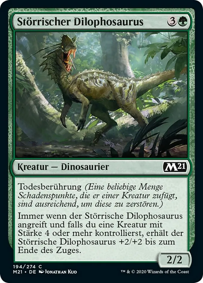 Störrischer Dilophosaurus kaufen - Core Set 2021 bei TcG Love