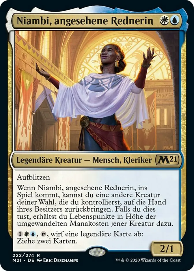 Niambi, angesehene Rednerin kaufen - Core Set 2021 bei TcG Love